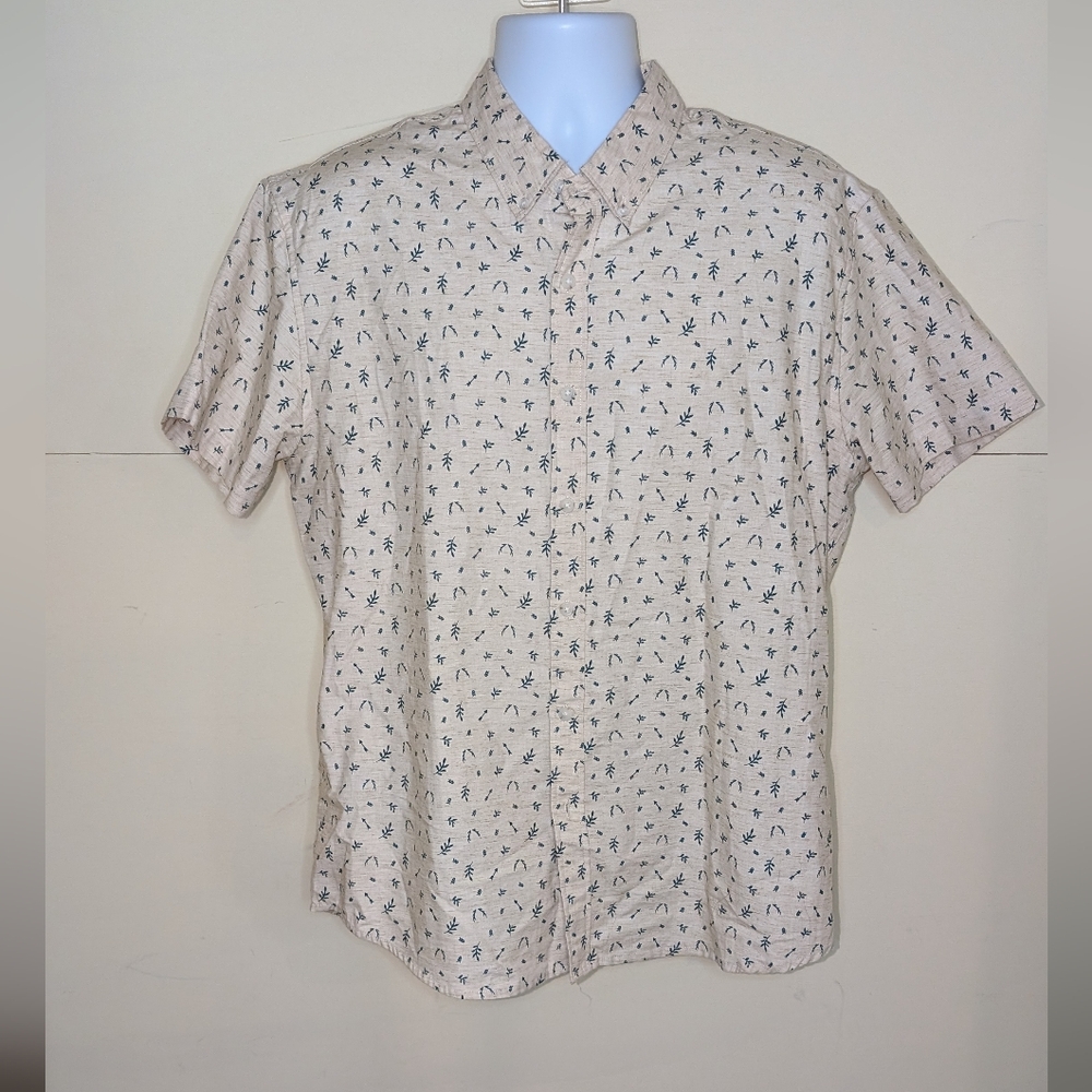 MBX Premium Goods Shirt Sleeve Button Down Shirt Outdoor Hunting Print